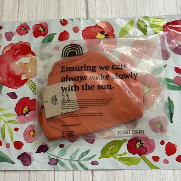 Toast Swim Signature Open Side Bottoms Rust L - Picture 7 of 7